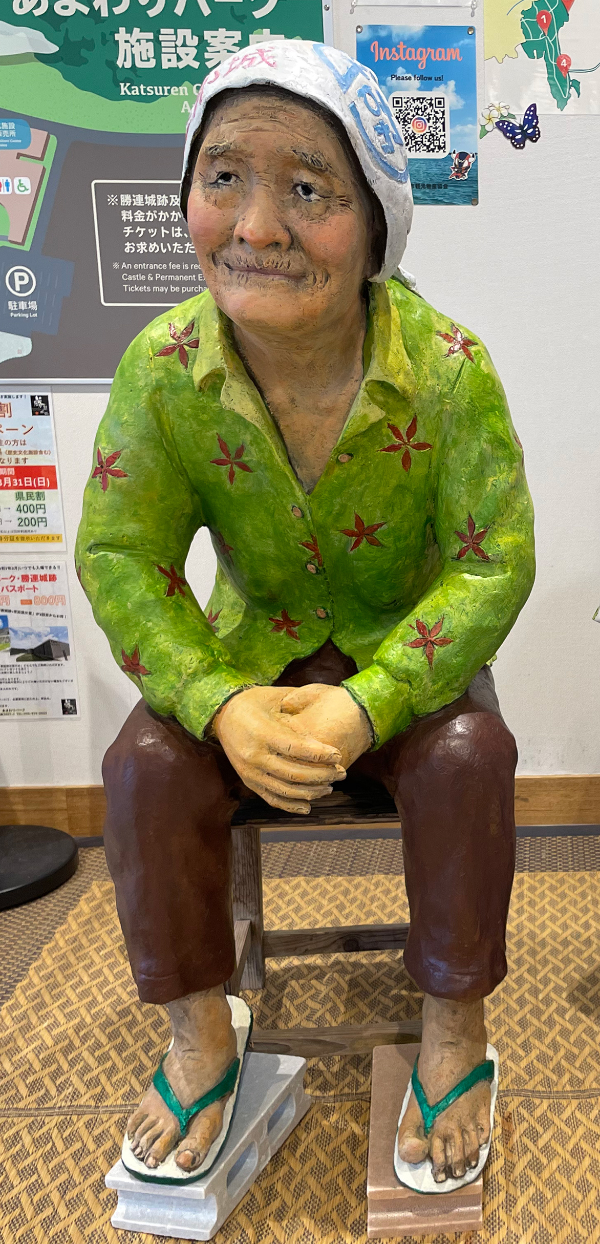 東江ツルさん　ツルおばー