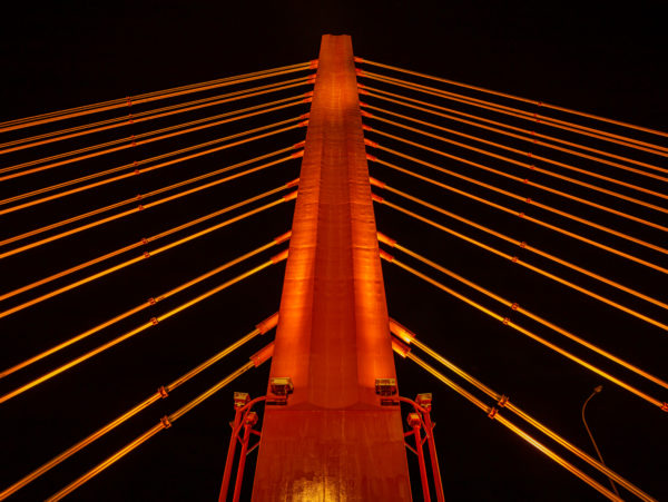 うるま市ガイドマップ「うるまいろ」 平安座海中大橋のライトアップ（海中道路）の画像